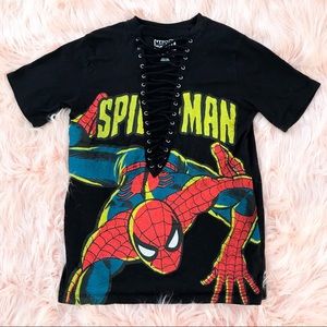 Spiderman Tie Up Shirt